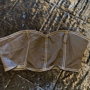 Black Stitch Tube Top